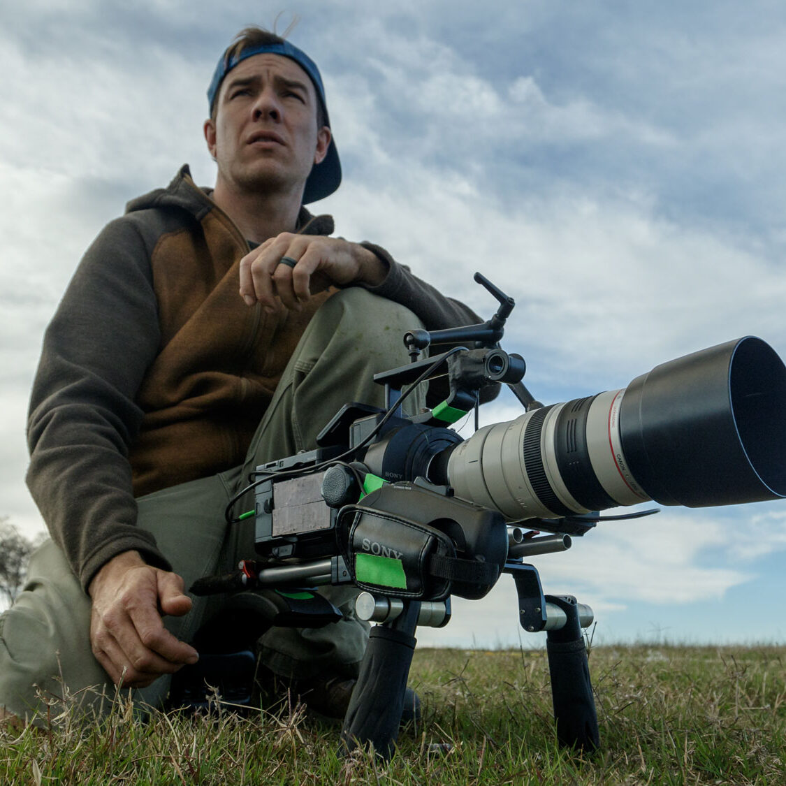 Cinematographer Ryan McPherson BTS photography of Astral Designs' Nature First Advertisement campaign